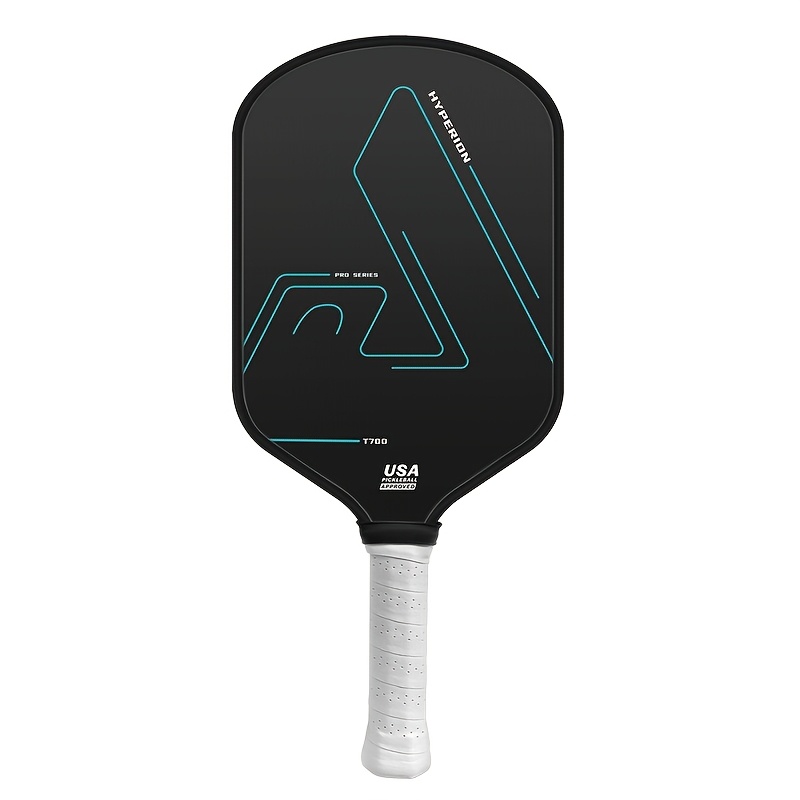 TEMU High-quality Lightweight T700 Carbon Fiber Pickleball Paddle Grain Matte Surface For Strong , In Multiple Colors - Ideal For Beginners And Advanced Players