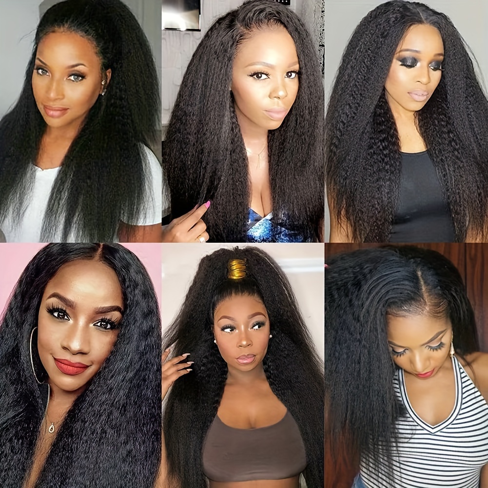3 bundles   straight human hair extensions 100   brazilian     hair   straight texture natural   for styling   naturallooking hairline   texture details 6