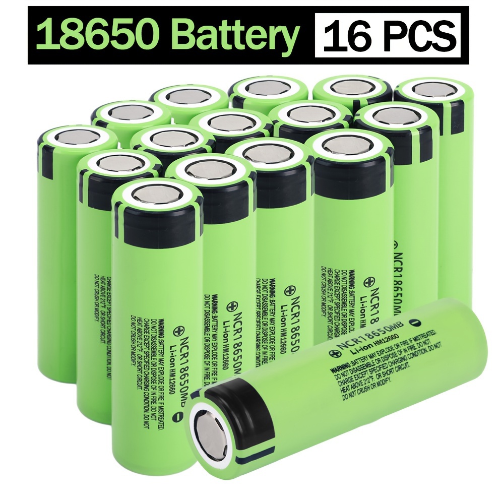 

16 Pcs Rechargeable Battery 3600mah Original 18650 Lithium Battery 3.7v Can Lithium Battery Compatible Batteries For Home Appliances Assembled Batteries