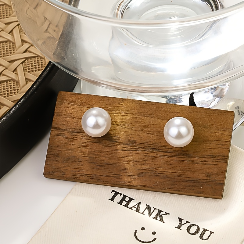 TEMU Pendientes de tachuelas de estilo francés vintage para mujer, chapados , Shi clásica retro, elegantes para uso diario y versátiles para todo el