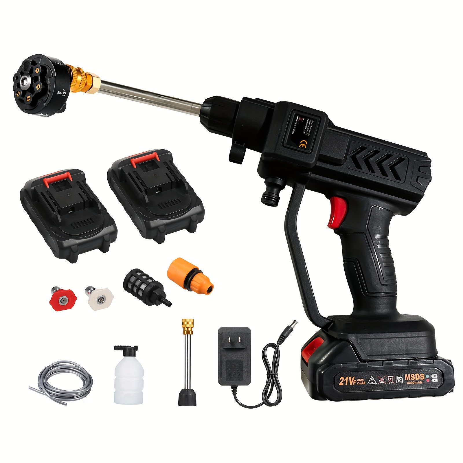 Cordless Power Washer 60bar High Power Washer Machine - Temu