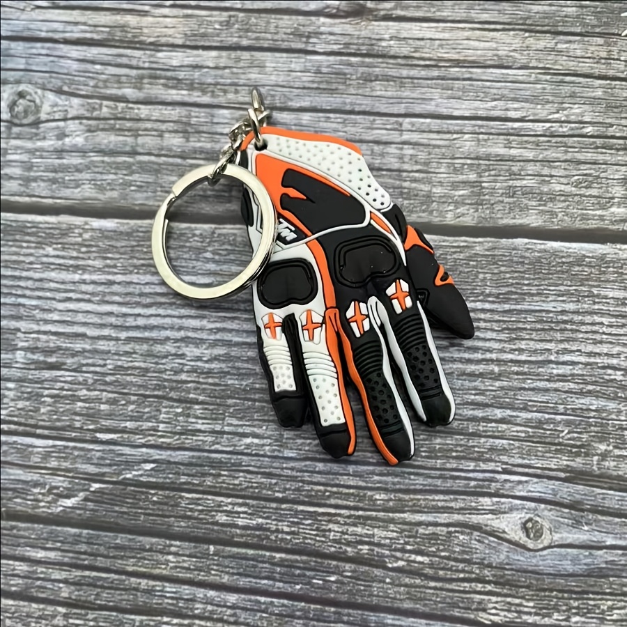 

Motocross Glove Keychain, Rubber, , Hand Washable, Ideal For Christmas, , - Commemorative Gift For