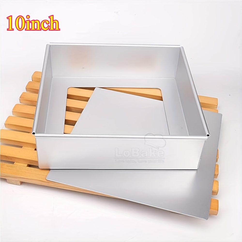 extra large non stick square cake pan aluminum steel baking Temu