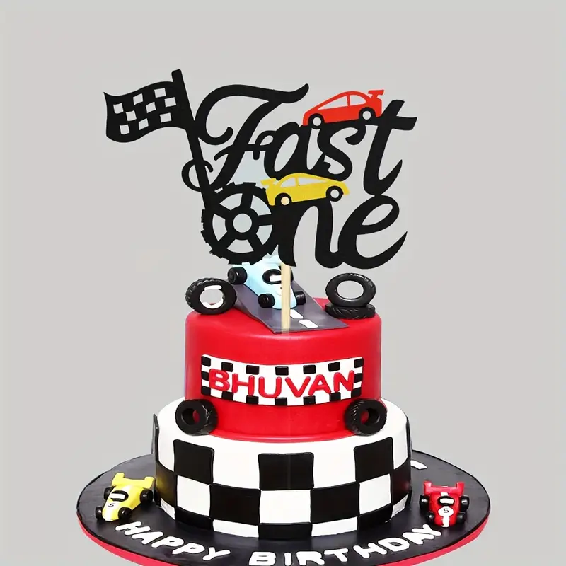 Présentoir de gâteaux de fête de jeu de voiture de course de dessin animé à 3 niveaux, grille d'échiquier, support de Cupcake, décoration de plateau de gâteau de fête d'anniversaire Présentoir de gâteaux de fête de jeu de voiture de course de dessin animé à 3 niveaux, grille d'échiquier, support de Cupcake, décoration de plateau de gâteau de fête d'anniversaire