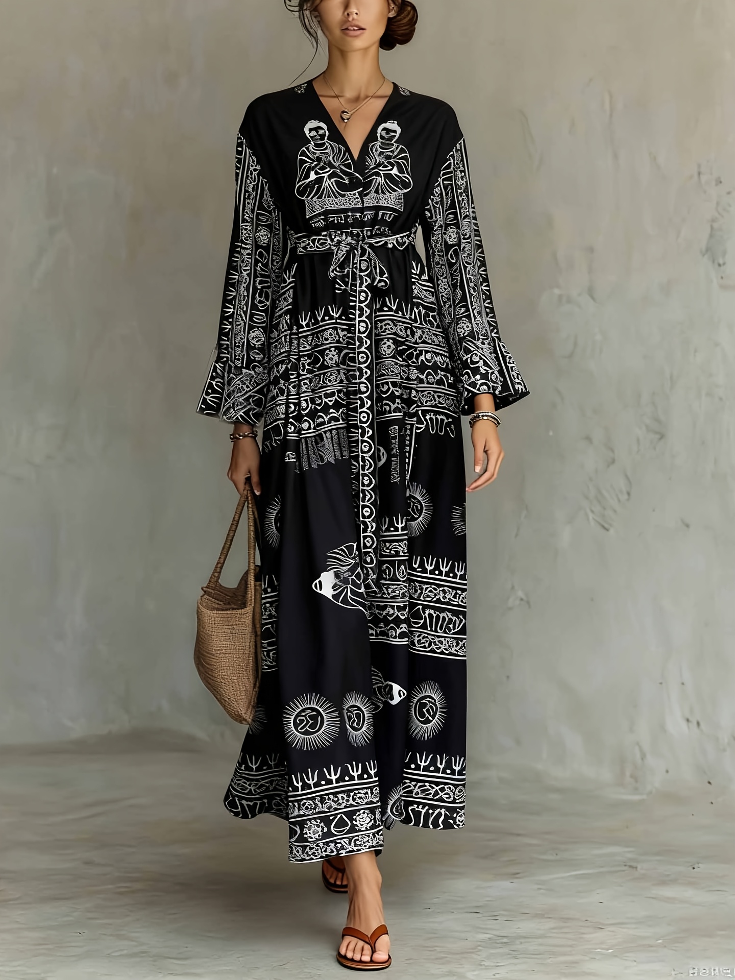 black western dress sold on Temu United States