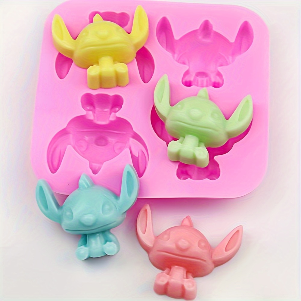 

1pc Cartoon Silicone Mold, Diy Crystal Epoxy Resin Pendant Keychain Making Silicone Mold, Suitable For Drop Glue Mold