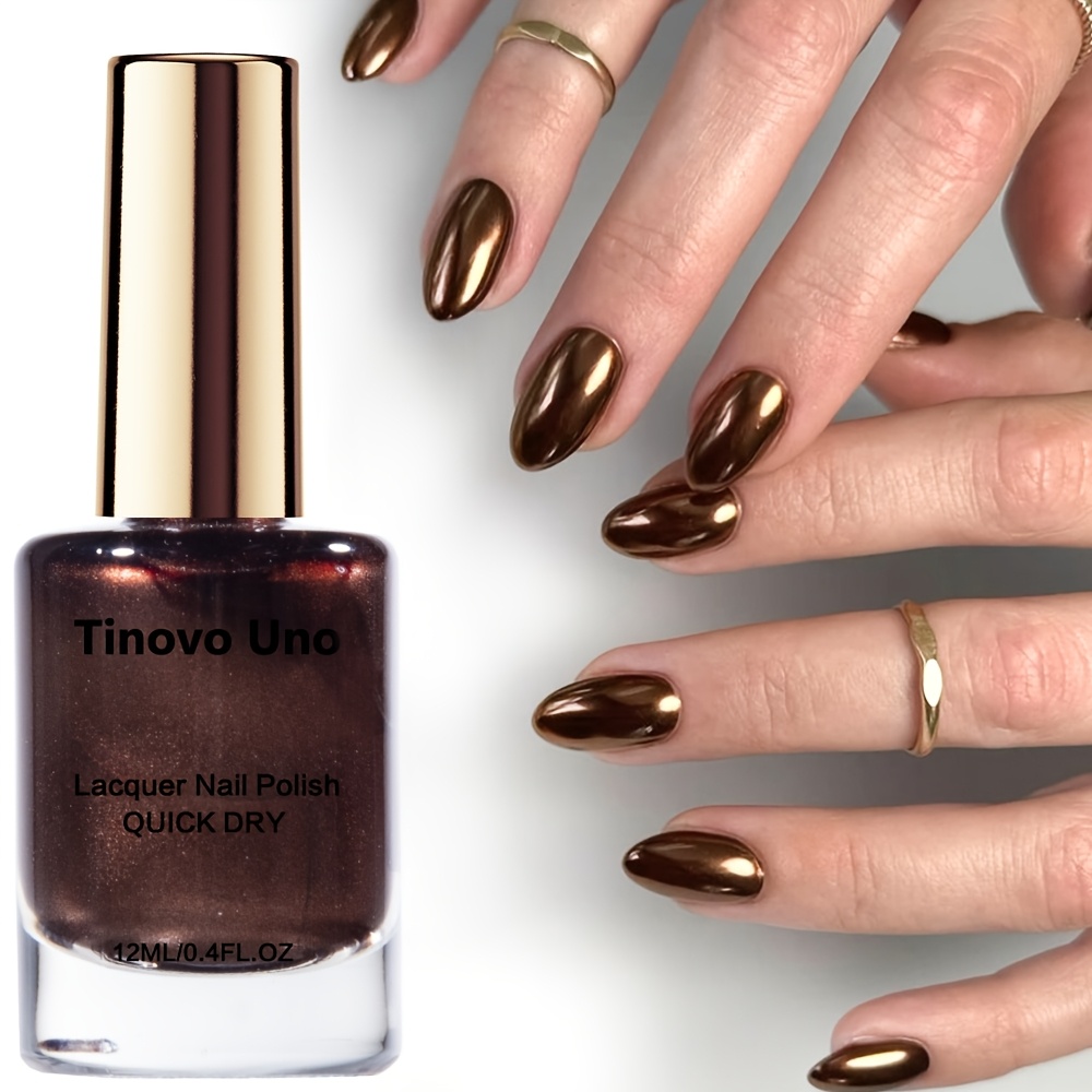 spegeleffekt metallisk nagellack i snabbtorkande - Temu Sweden