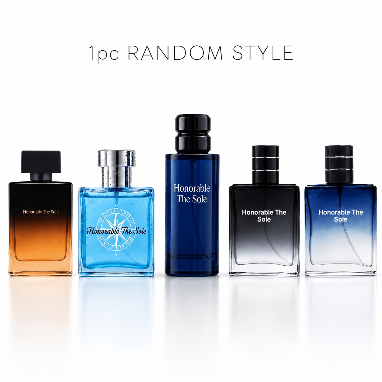 Image of 1pc Models Men Perfume Random Style Long Lasting Aquatic Cologne Refreshing Citrus Fragrance Dating Daily Gift