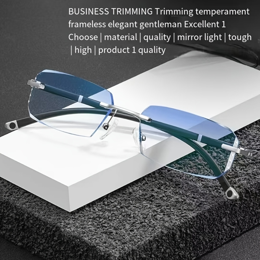 Gafas Sin Elegantes para Hombre con Filtro Estilo Vintage, Lentes  de Resina ABS y de Policarbonato, Diseño