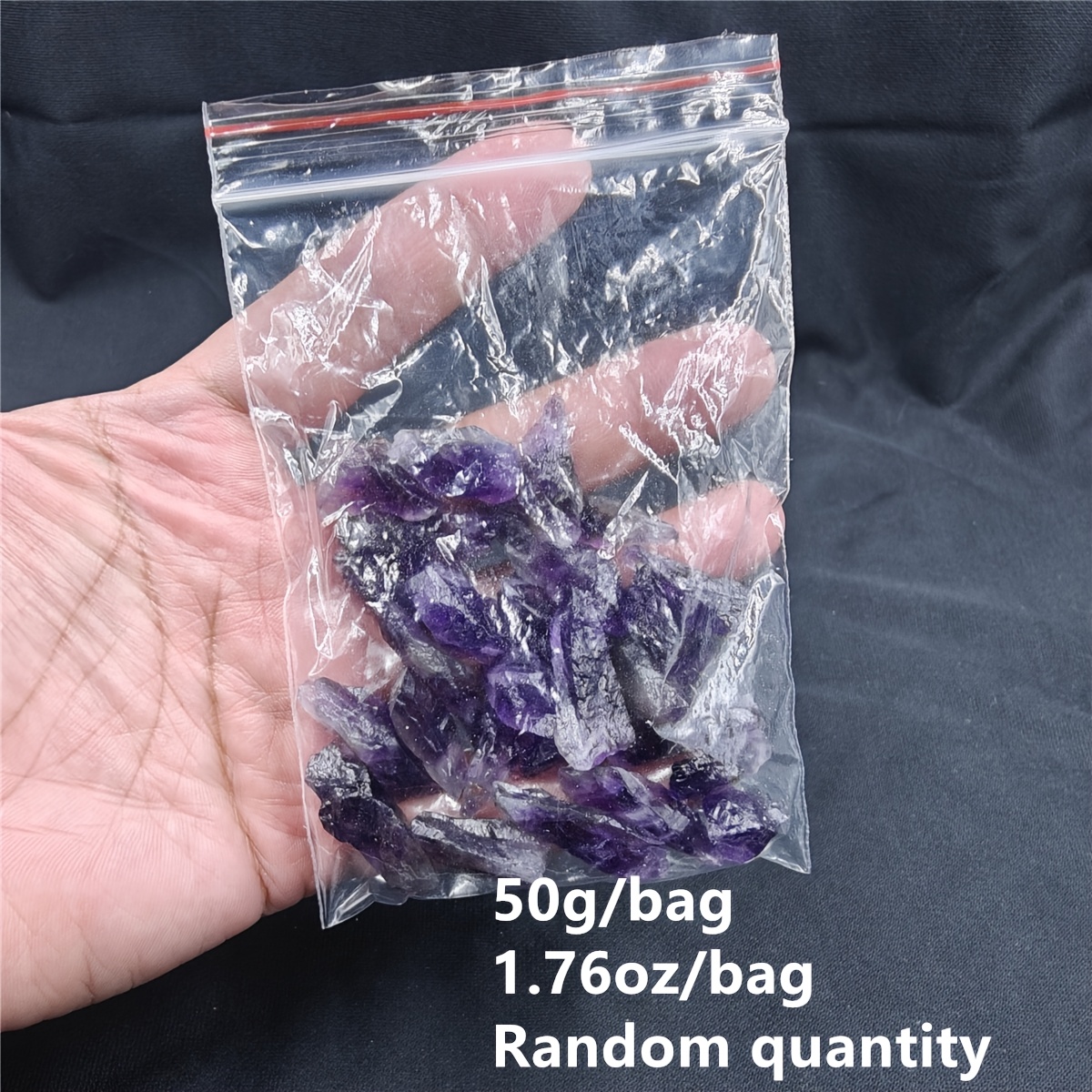 1.76oz/bag Random Natural Amethyst Rough Quartz Stones Aquarium Fish Tank Decorate For Home Decoration