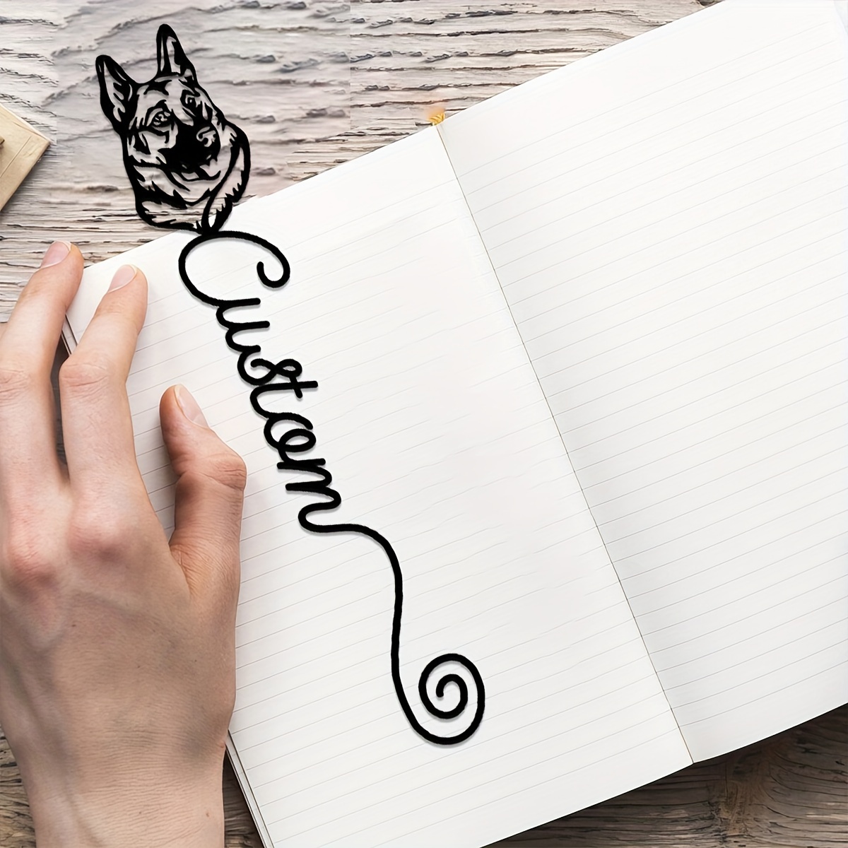 

Custom German Shepherd Bookmark: A Unique Back To School Gift For Book Lovers And Dog Enthusiasts