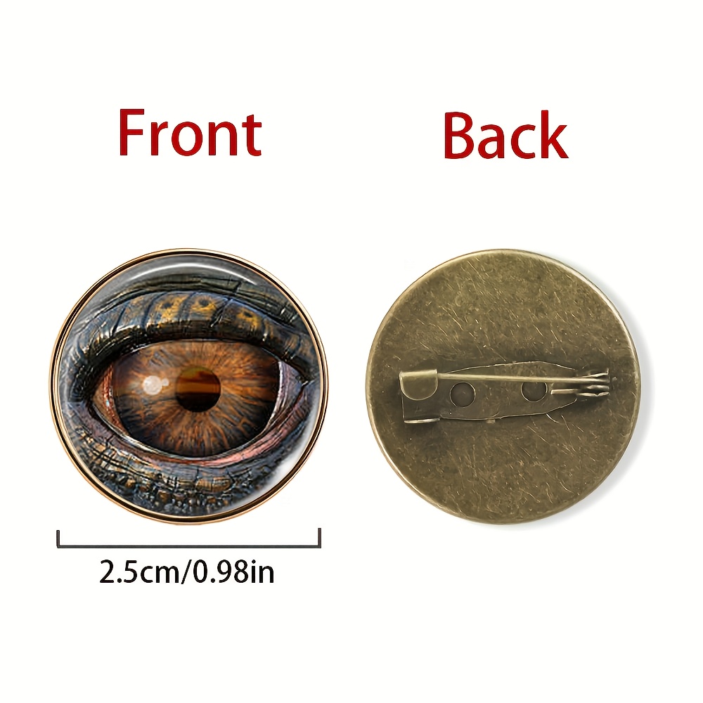 Mechanical Eye Brooch, Classic Schoolbag Accessory