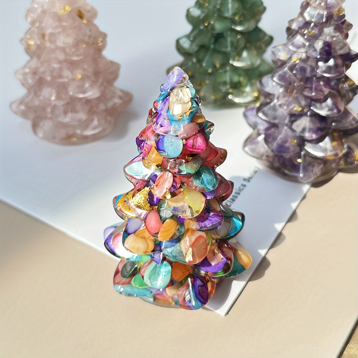 rose quartz amethyst   tree   decor desktop ornament perfect gift   enthusiasts Product details 2