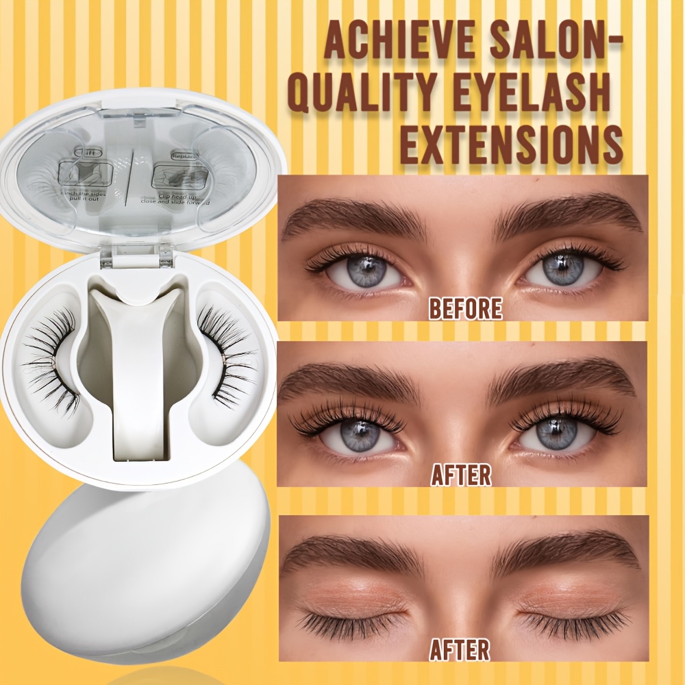 magnetic eyelashes with applicator kit upgrade soft magnetic lashes reusable false eyelashes natural look no   needed eyelashes for eye lightweight comfortable Product details 2