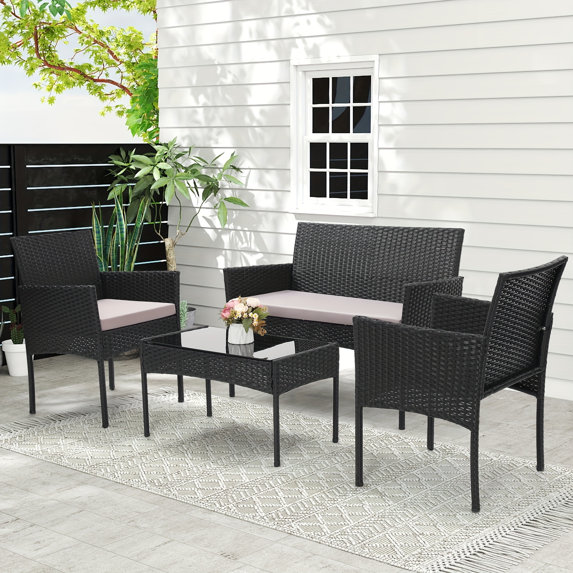Rattan Patio Bench Cushions Amazon Amazon 25x25 Patio Seat