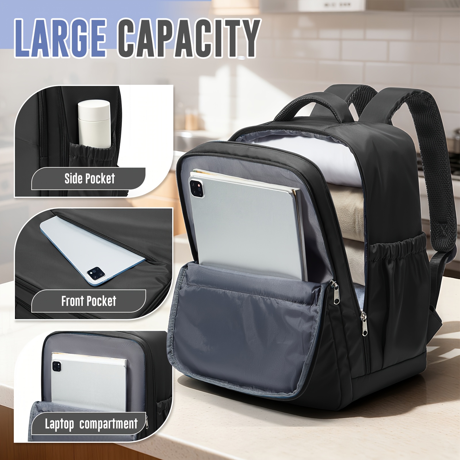 15 travel backpack ryan air Fmeida Flight Approved Carry On for Ryanair Fits 14" Laptop Best Backpack For Airplane Carry
