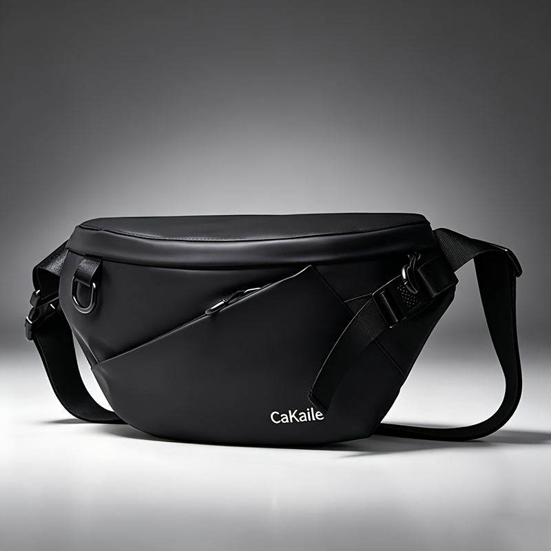 TEMU Sac de poitrine pour homme, sac banane fonctionnel, sac de sport multifonctionnel à bandoulière, sac d'épaule unisexe pour cyclisme air, sac de