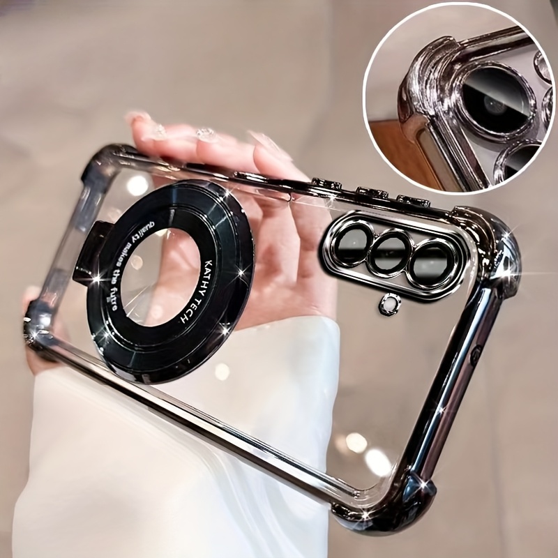 TEMU Phone Case: 2pcs Set Includes 1 Phone Case   1 Stand. Compatible With 17/a07/s25 Fe/a56/a36/a26/a16/a15/a14/s24 Fe/a55 Models – High-quality