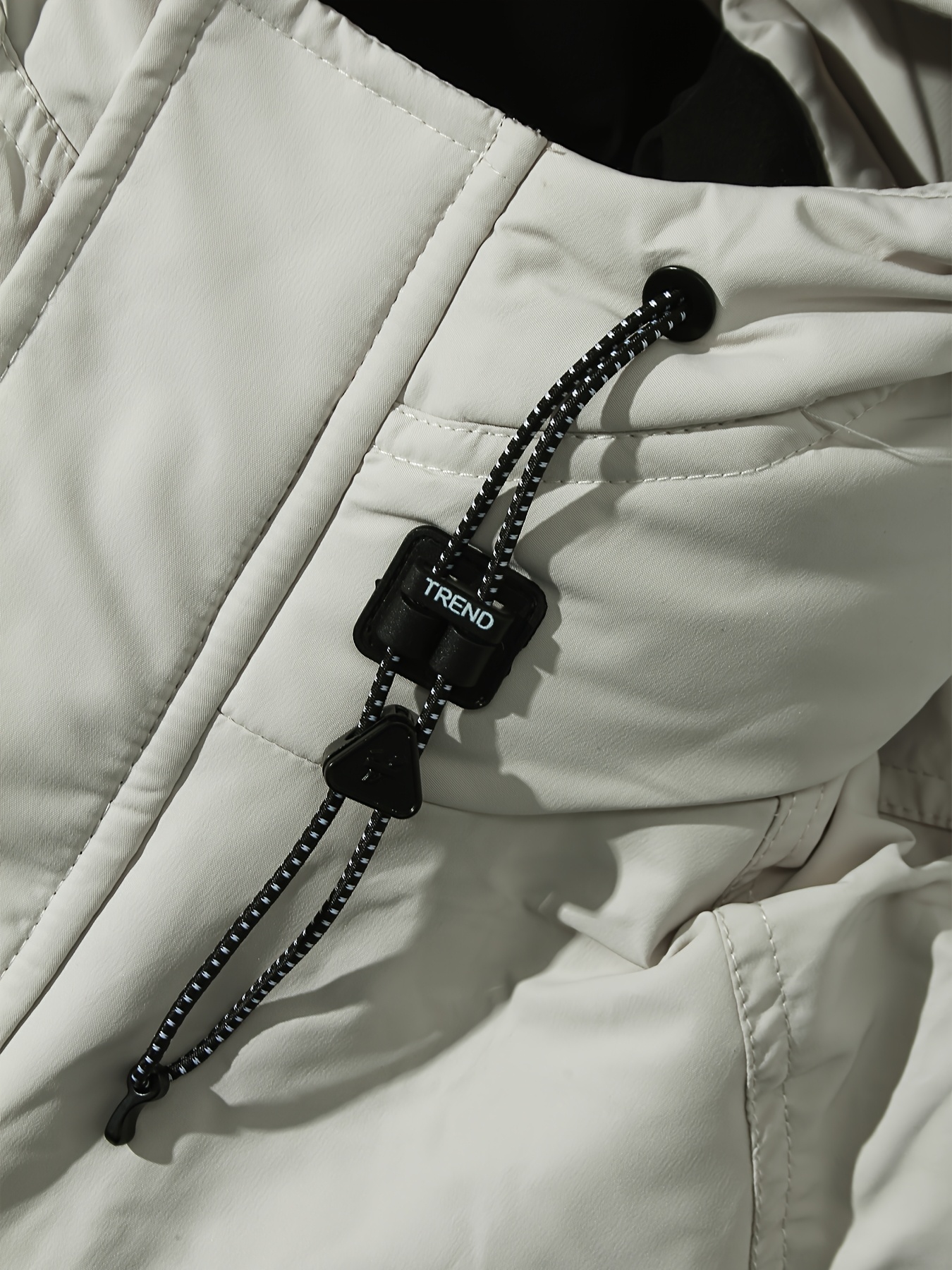 Men's Padded Hooded Down Jacket for Outdoor Hiking
