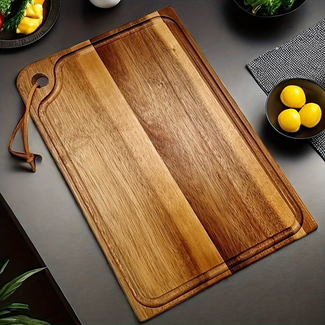 popular   wooden cutting board for chefs ideal for meat cheese bread vegetables fruits   tool for home dorms and mothers day gift details 5