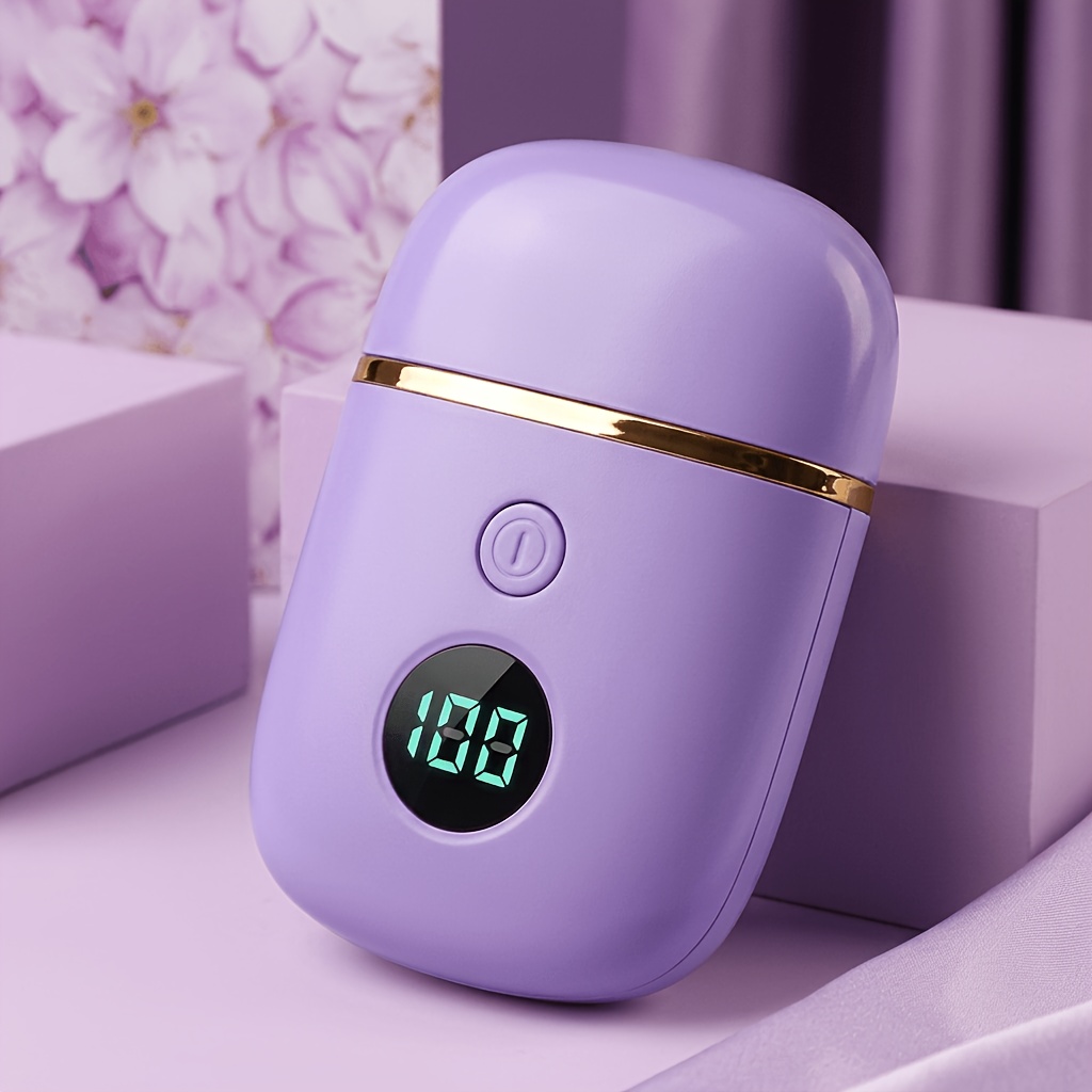 TEMU Yaiawisu Women's 2-in-1 Bikini & Body Hair Trimmer Shaver - Usb- Painless Epilation Device Suitable For Legs, Armpits, Face, Bikini Line,