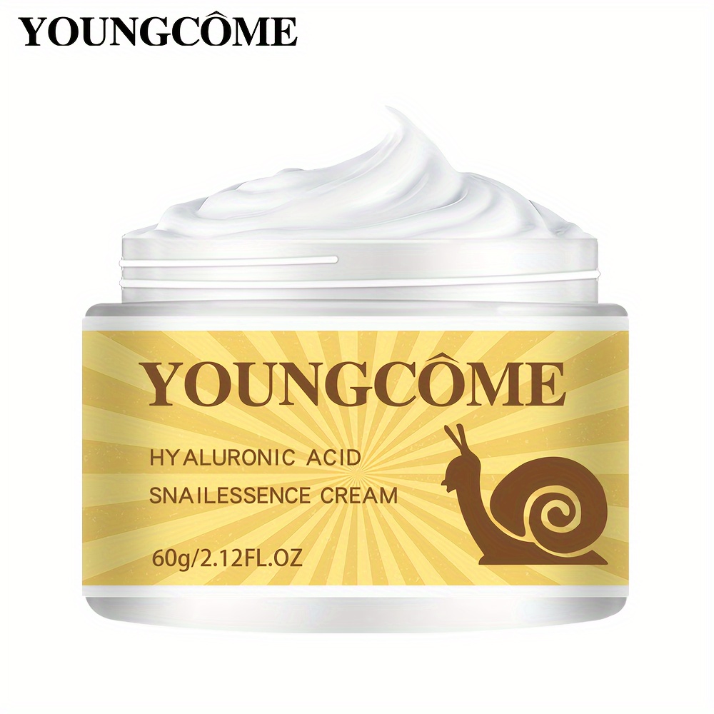 

Hyaluronic Acid Snail Cream, 60g/30g, Moisturizing Facial Skin Care, Smoothes Fine Lines, Enhances Skin Glow, Revitalizing Beauty Product