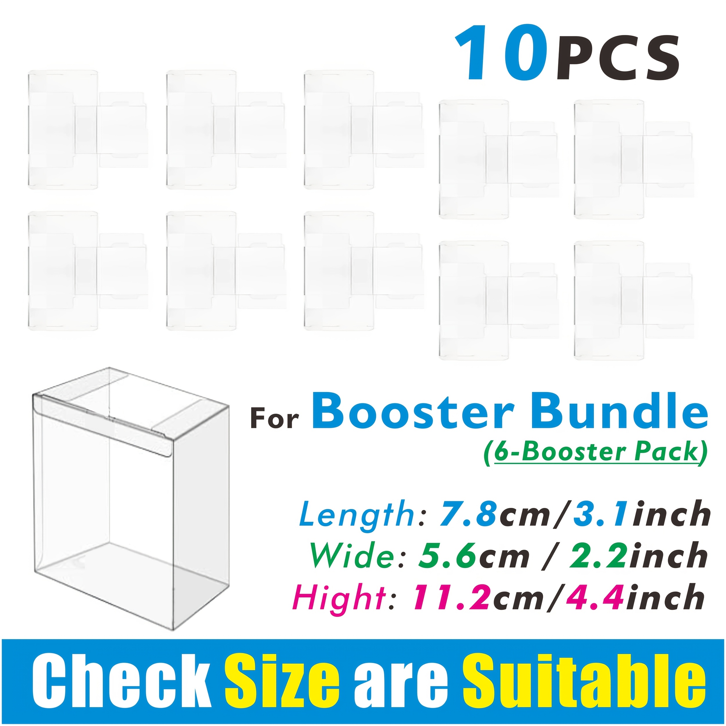 10pcs plastic protector case booster bundle 6 0 - Temu 10pcs plastic protector case booster bundle 6 0 - Temu