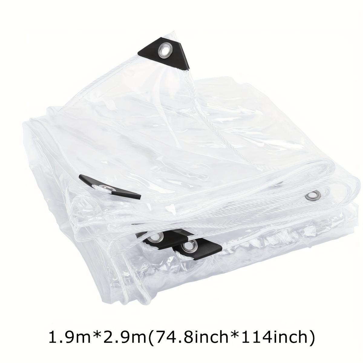 99% Thickened Transparent Pvc Plastic Film With Rope Edging And 50cm Hole
