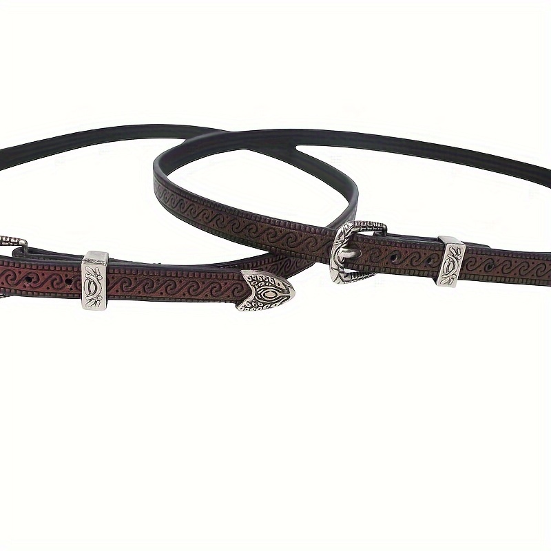 vintage western pu leather hat belt metal bohemian Temu Philippines