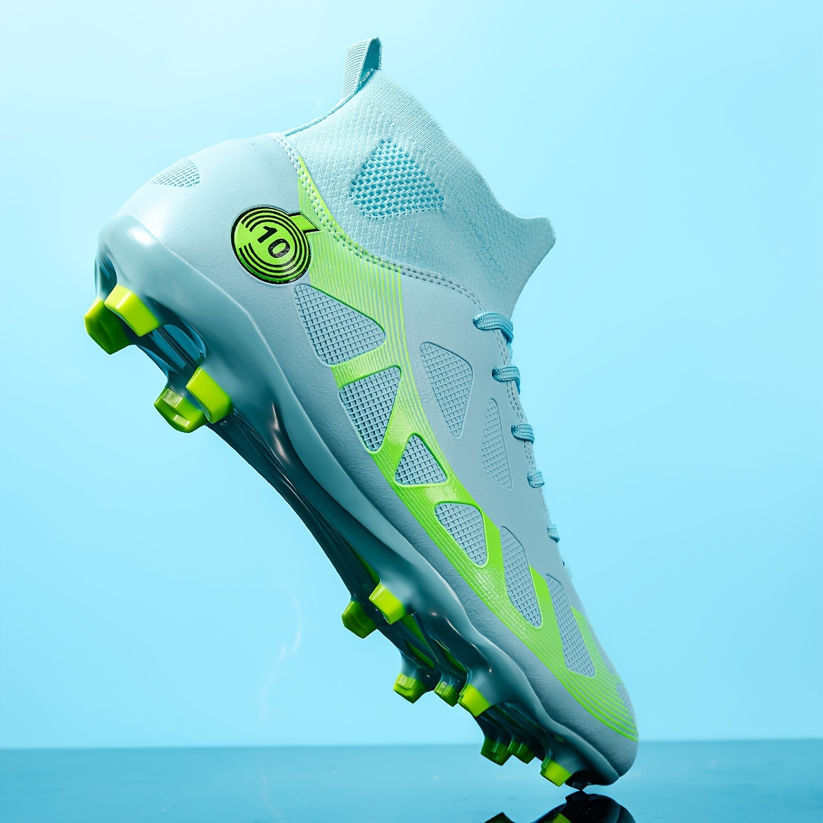 mens high top fg football boots professional outdoor soccer Temu