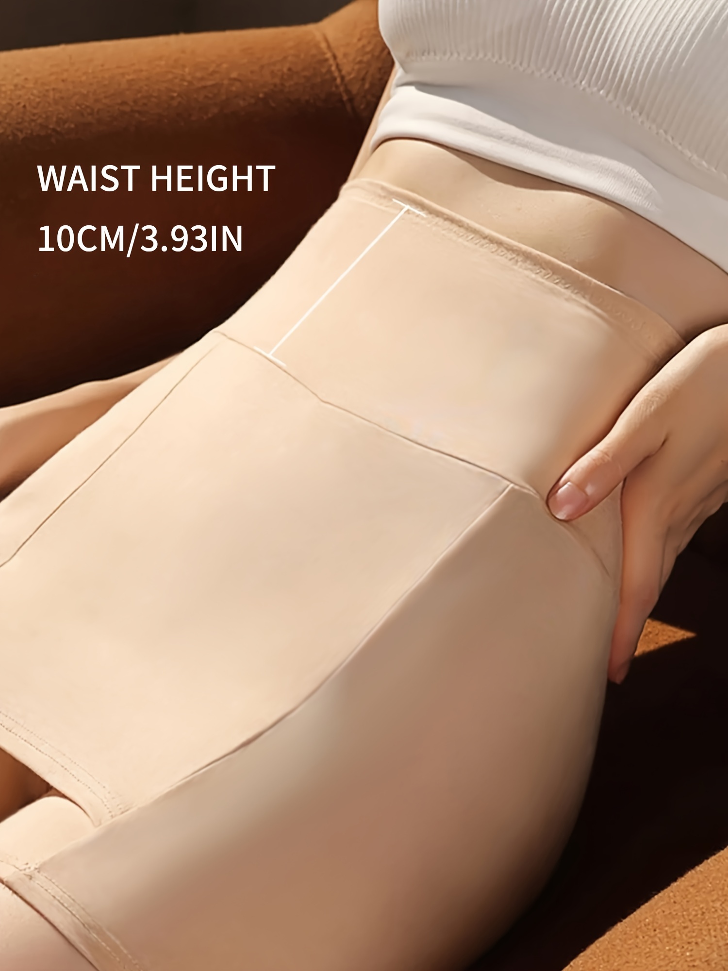womens high waist tummy control safety pants seamless anti slip   lifting     Product details 1