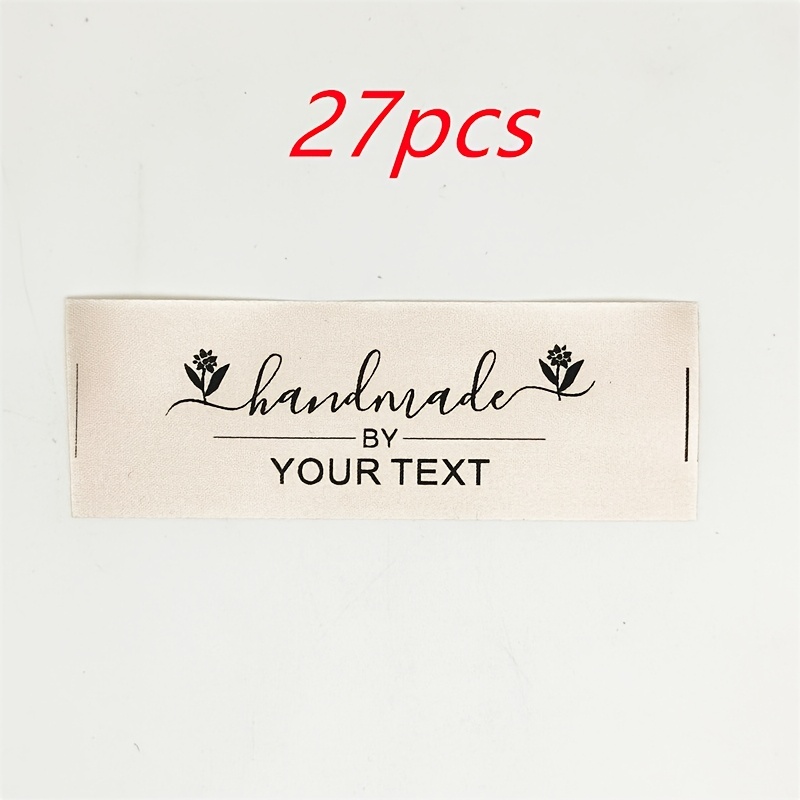 TEMU Custom 27pcs Labels, Customize Your Text