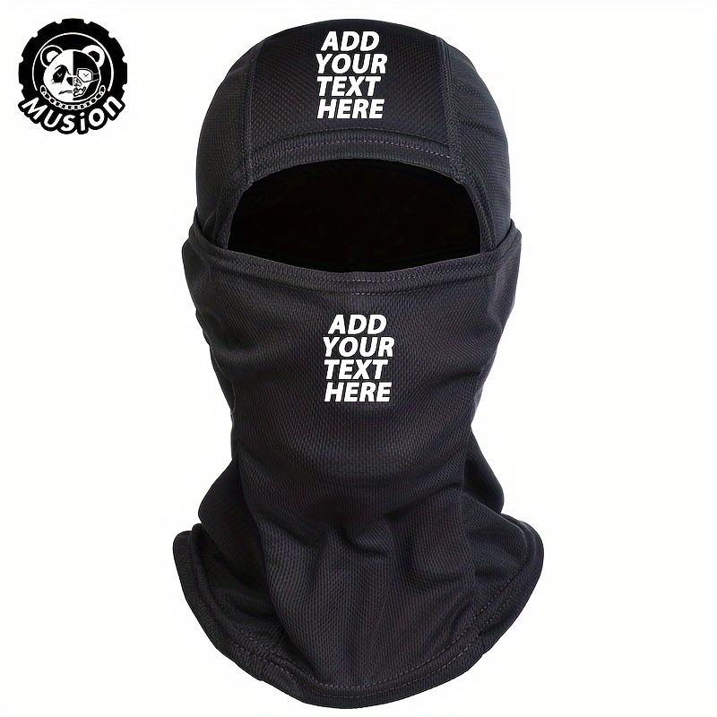 

Customized Ski Mask, Customized Balaclava Mask For Outdoor Sports Cycling