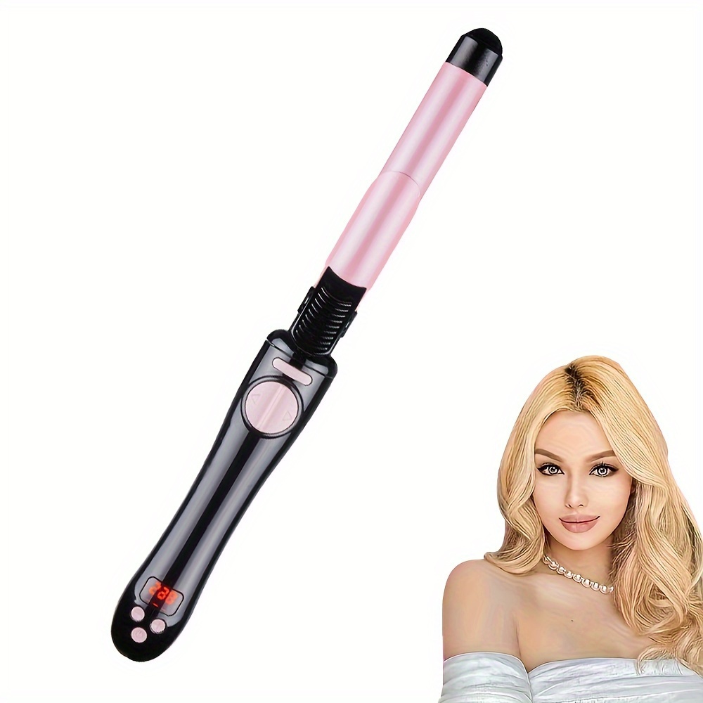 

1.1 Inch Rotating Curling Iron - Get Effortless Waves With Self Rotating - 30s Instant Heating, Automatic Rotating Electric Curling Iron, Big Wave Hair Curler, Dual Voltage, Mother's Day Gift