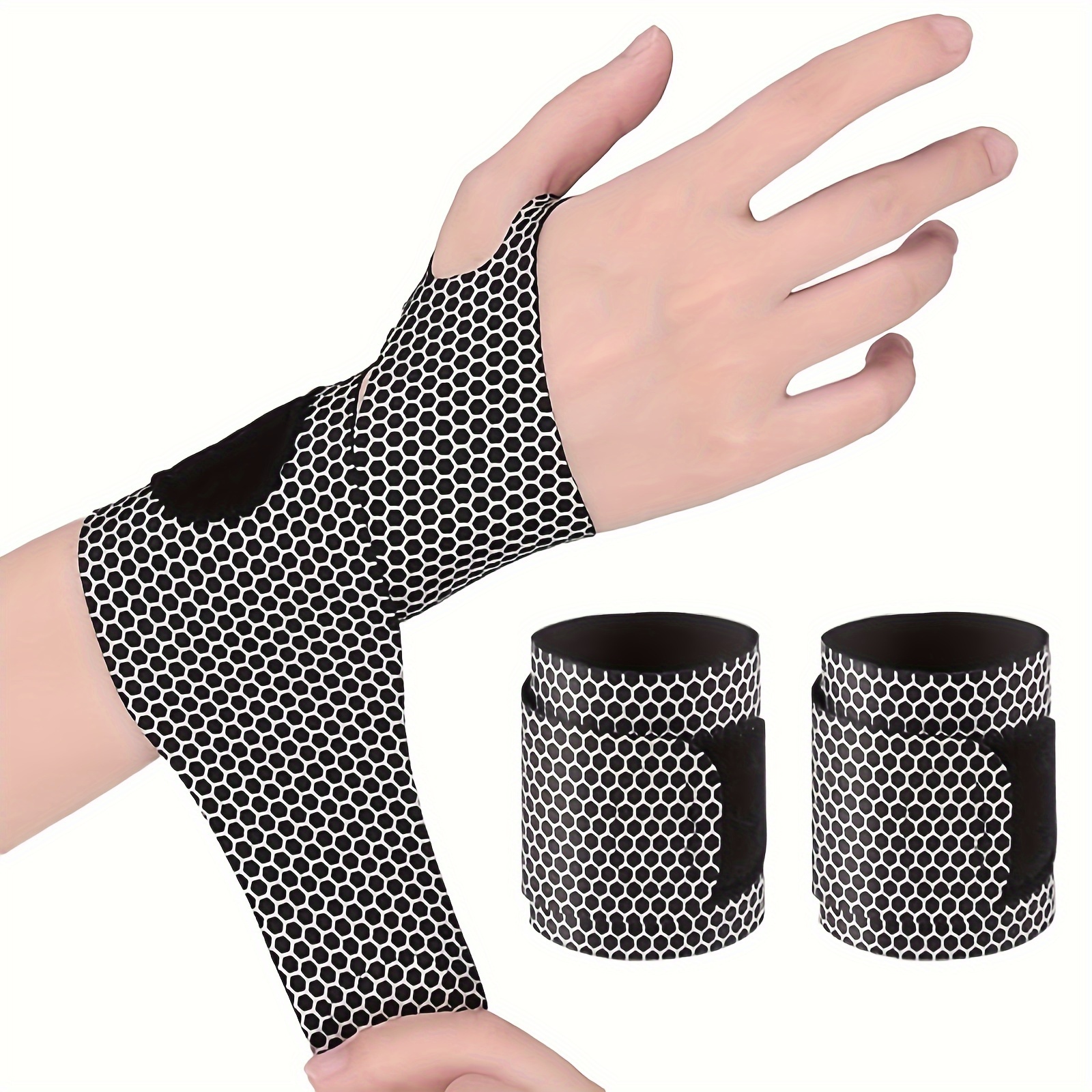 2pcs Ultra-thin Elastic Support Wristbands, Suitable For Hands, Daily Work Badminton Tennis Basketball Fitness Wristbands For Men And Women, Perfect Gift For Birthday, Mother’s Day, And Father’s Day