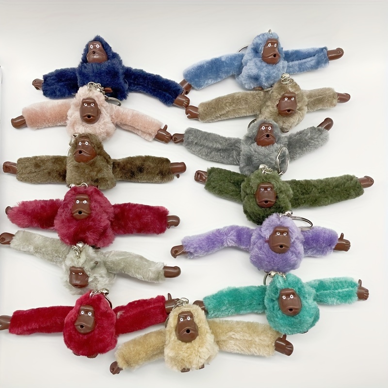

1pc Plush Toy Long Arm Monkey Bag Pendant Doll Hanger Decoration Bag Hanger Doll Pendant Birthday Toys Gift Plush Doll