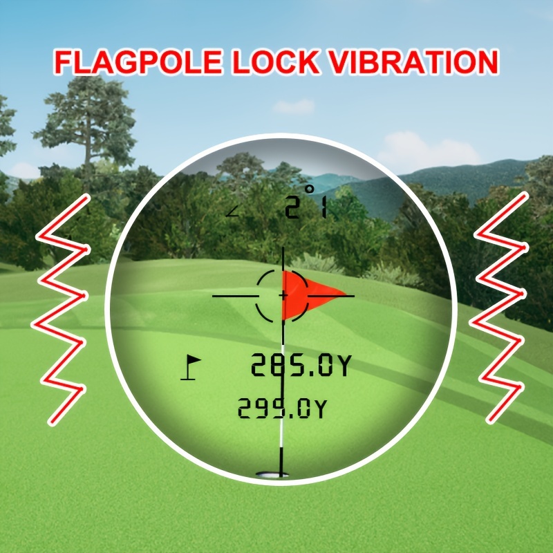 Golf Rangefinder Slope Pin Lock Vibration External - Temu