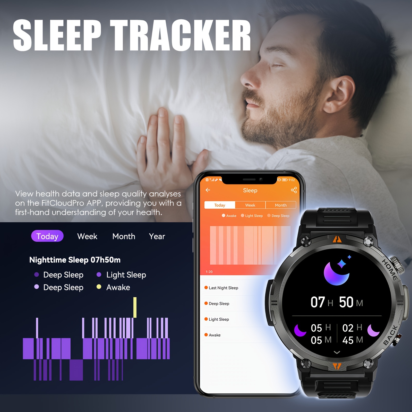 ke3 mens smartwatch for android phones with waterproof and led flashlight answer make calls sport smart watch for men with 300mah battery full touch screen fitness activity   watch with 100 sport modes pedometer alarm clock smartwatch for iphone simple fashionable classic great gift for boyfriend or girlfriend holiday gift giving details 6