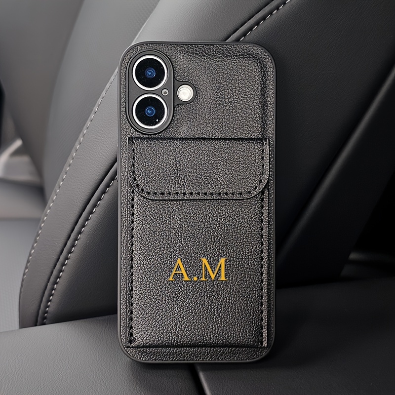 

Personalized Letter Pu For 15 14 11 Pro Bag