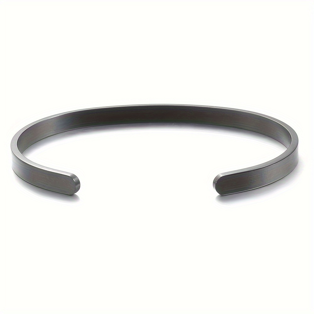 Men's 5mm Custom Coordinates Bracelet Double Sided
