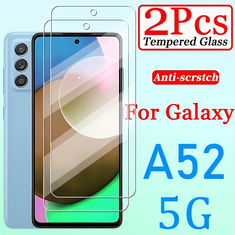 TEMU 2pcs Screen Protector Glass For Suitable For For Galaxy A52 5g Tempered Glass Film