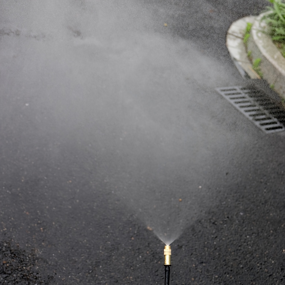 50 Stück Verstellbare Zerstäubungsdüsen – 4/7 Mm Anschluss, Mikro-Sprinkler Für Tropfbewässerung, Garten, Gewächshaus