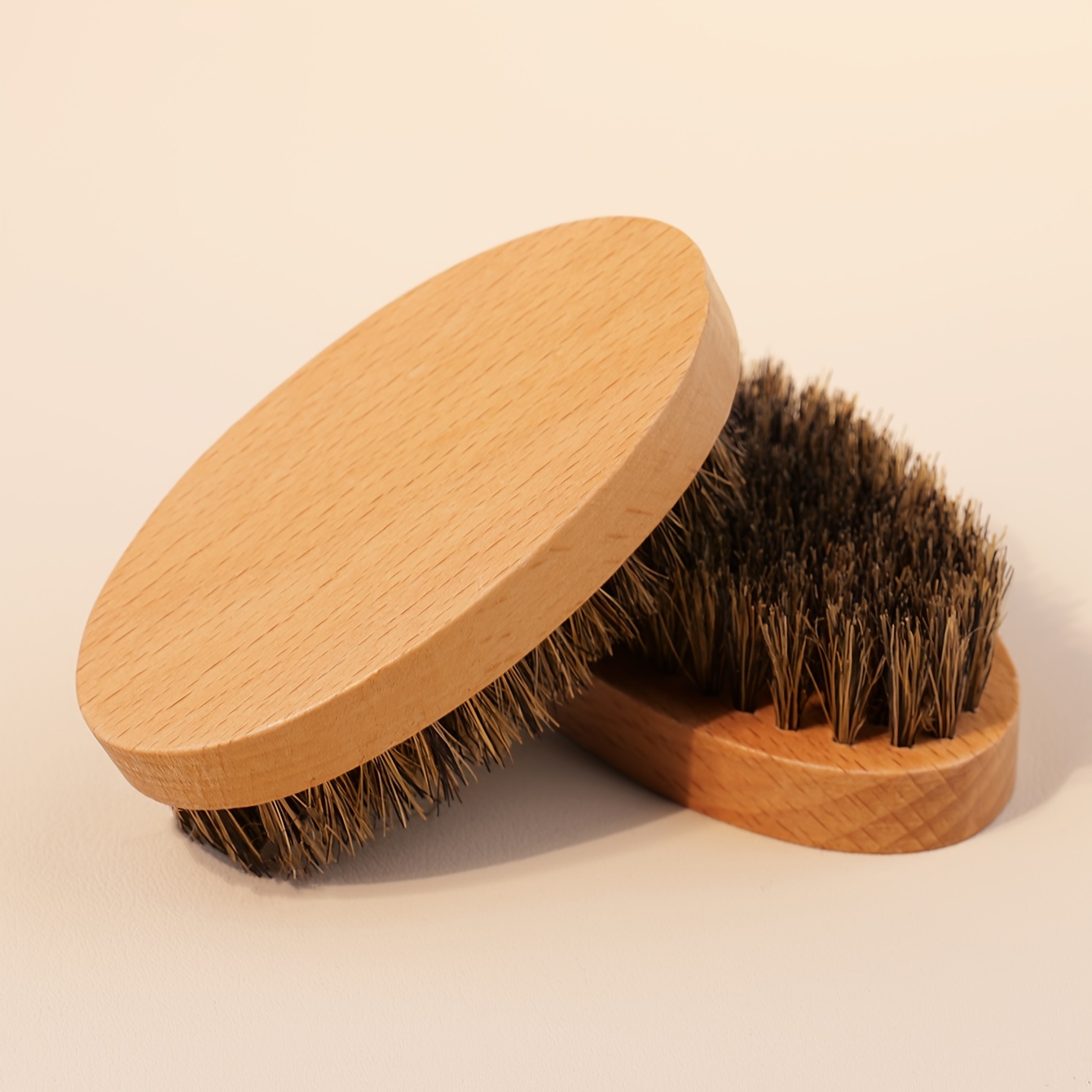 2pcs Oval Bristle Hairbrushes, Anti-static Smoothing Brush Portable Hairbrush