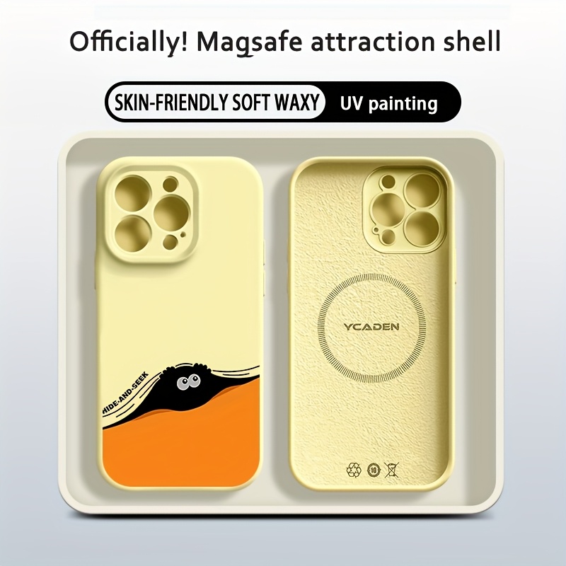 TEMU For Iphone 16pro Max/15pro/14/13pro/12promax Pattern Couple Phone Cases, Couple Magnetic Phone Cases, And High-quality Anti Drop Phone Cases