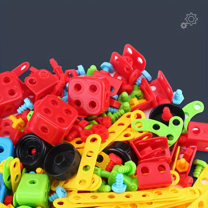

287pcs For - Educational Toy , Red Plastic, Novelty Toy Set, For Boys And , For Halloween//christmas Gifts
