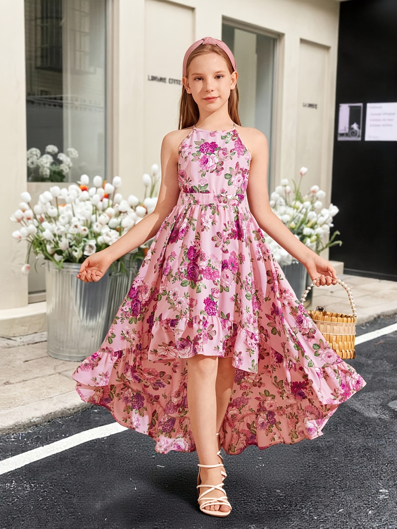 floral dress party Dressystar Yellow Women Floral Maxi Dresses Boho Beach Party Dress