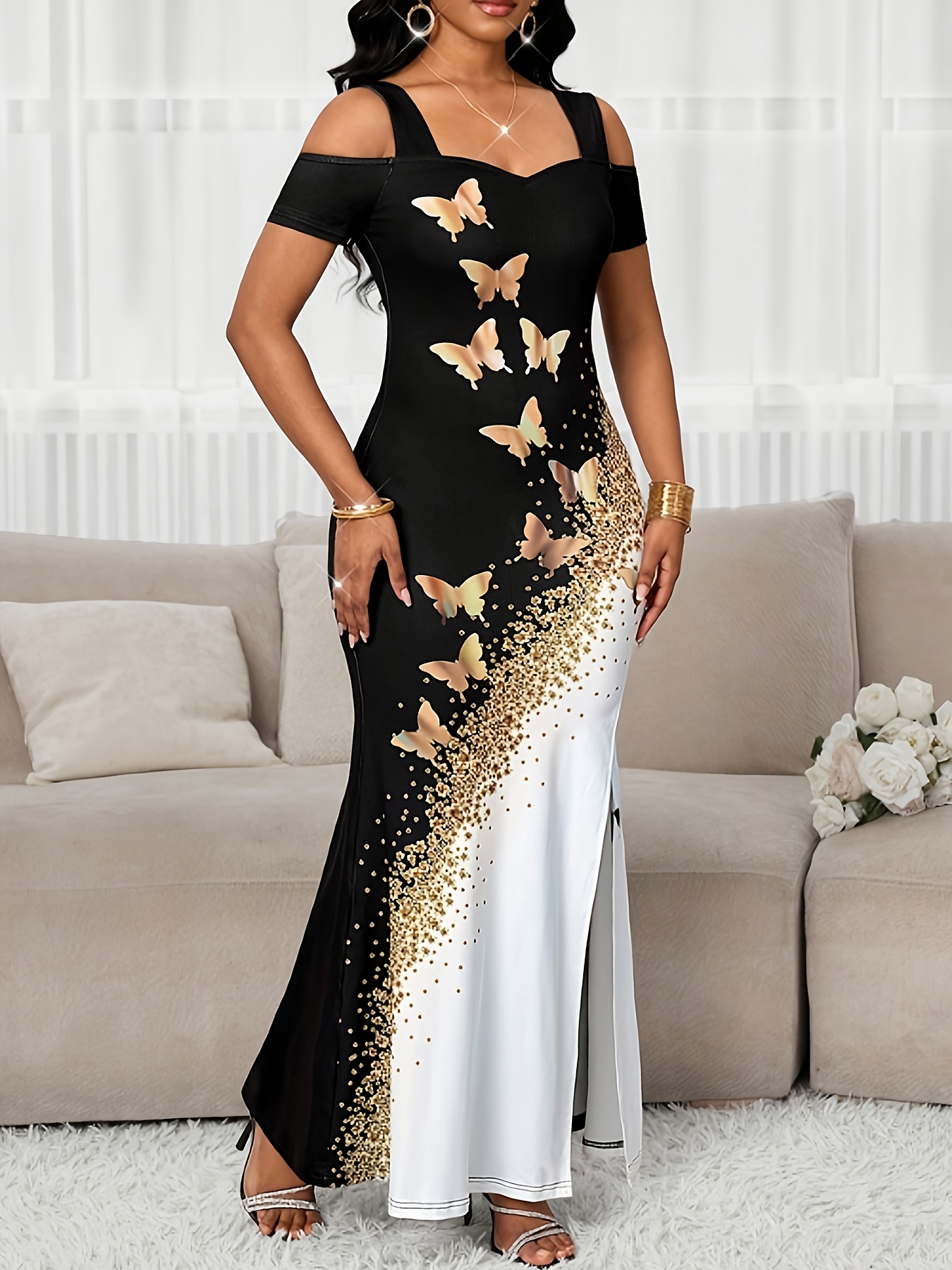 blue formal dress midi Ladivine 7499 Tea Length A Line Soft Satin Dress, Burgundy / 8