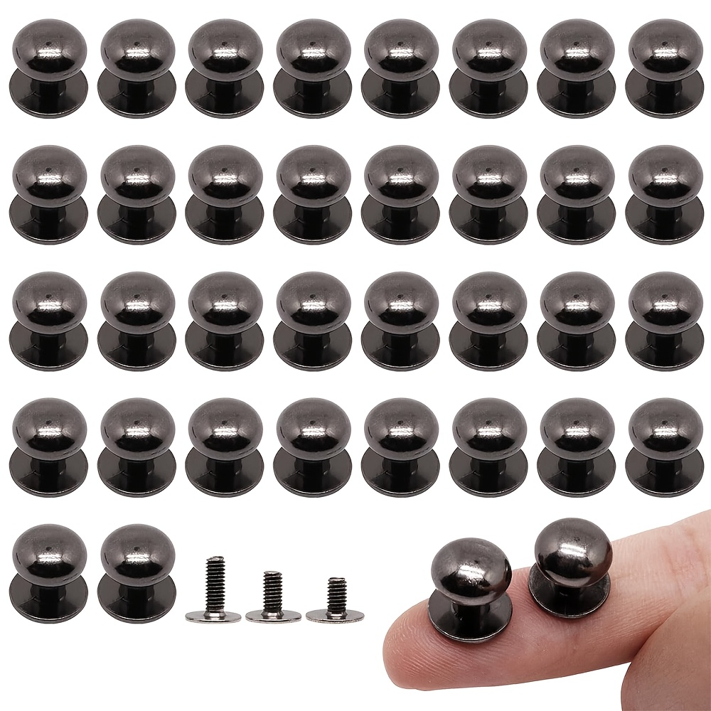 TEMU 36 Mini Drawer Pulls, Small Knobs For Jewelry Boxes, Metal Round Mini Knob Handles With A Diameter Of 0.39 Inches, Suitable For Jewelry Boxes,