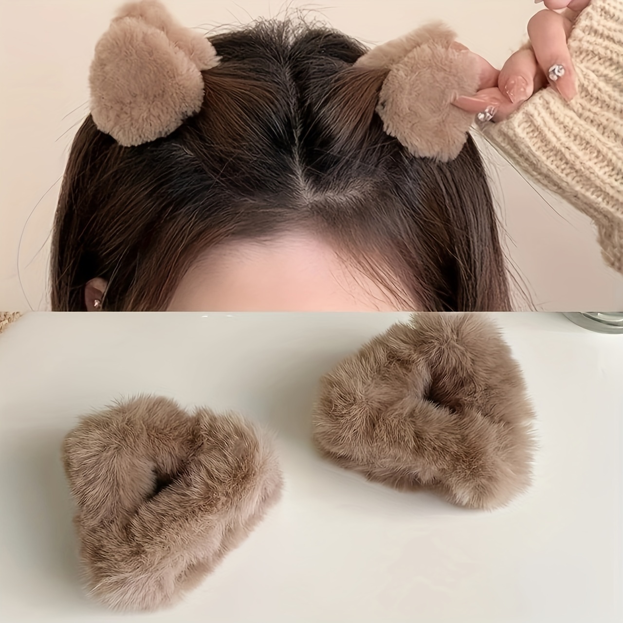 

2pcs Cat Ear Set - , Sweet, / Accessories For Women -