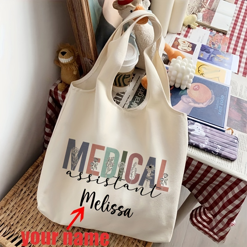 

Assistant Canvas Tote Bag - Stylish Shoulder Handbag For Books, Travel & Use - Perfect Gift For